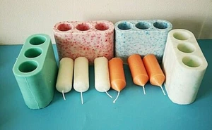 UCO Candle Silicone Mould Lantern Mould 3-Cavity 6-Cavity - Picture 1 of 8