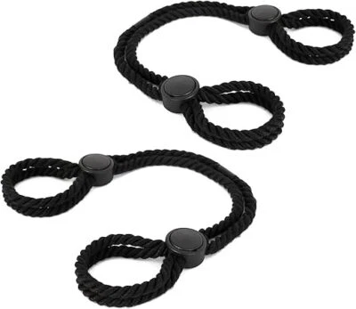 SIXFEELINGS BDSM Bondage Seil 2 Stück Bondageseil Brüste Bondageset Fessel Set Anfänger für