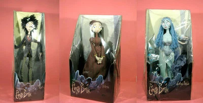 Victoria Emily Victor Tim Burton Corpse Bride Plush Set of 3 dolls - Image 1 of 4
