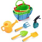 Pack/6Pcs Sand Castle Toy Outdoor Gardening Tool Bag Sandpit Toy With Shovel