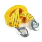 3/5/7/8Tons Car Tow Cable Towing Strap Rope With 2 Hooks Emergency Heavy Duty