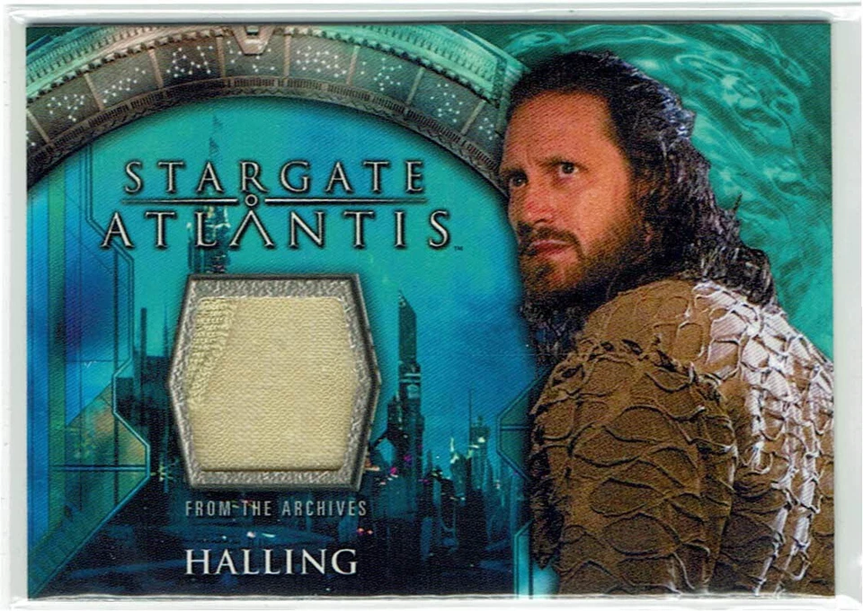 Stargate Atlantis Season 2 Costume Prop Relic Card Christopher Heyerdahl Halling - Image 1 of 1
