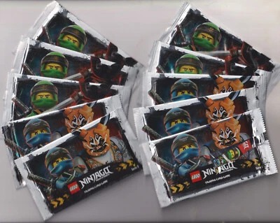 BLUE OCEAN LEGO Ninjago - Serie 3 Trading Cards - 10 Booster - Deutsch