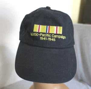 Black Asiatic-Pacific Campaign 1941-1945 Museum Baseball Hat Ball Cap One Size - Picture 1 of 10