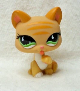 LITTLEST PET SHOP PETSHOP LPS #842 HASBRO CAT KATZE KARTREUZE KARAMELL GRÜNE AUGEN - Bild 1 von 5