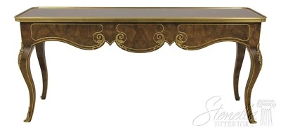 58263EC: MASTERCRAFT Mesa Sofá Francés Luis XV Nogal Foto 1 de 4