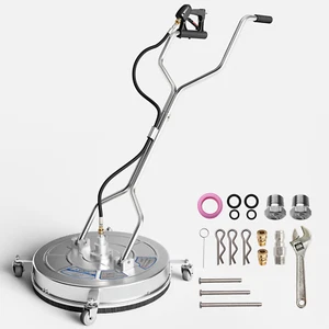 Roomark 24" Pressure Washer Surface Cleaner w/ Handles & Wheels Quick Connect - Picture 1 of 7