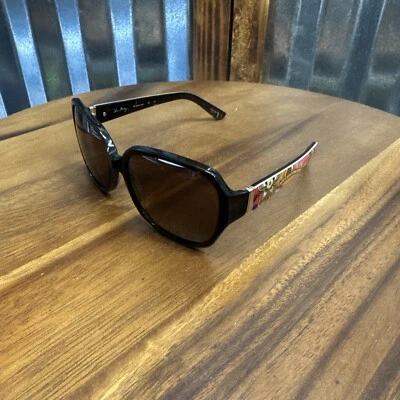 Vera Bradley Jenny Lynn Pink Swirls PSW Sunglasses Multicolor Brown Lenses New - Image 1 of 4