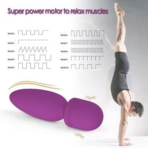 Mini Wand Massager Small Hand-held Massager, Quiet, Portable Personal Massager - Picture 1 of 6