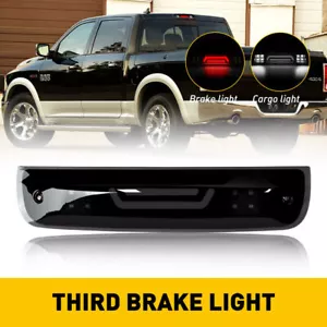 Lámpara de carga 3a luz de freno LED de humo de neón rojo para accesorios Ram 1500 2500 3500 - Imagen 1 de 11