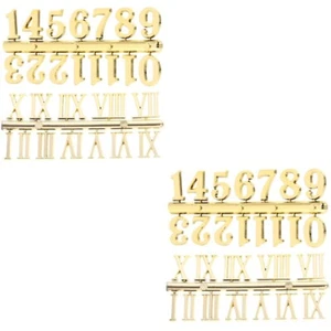  2 Pieces Clock Number Plate Numbers Accessories Parts for Crafts - Zdjęcie 1 z 12