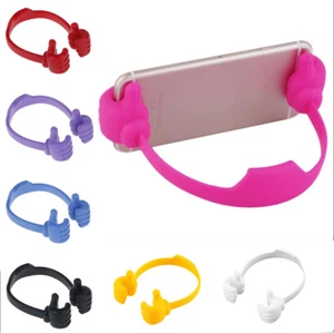 Phone Universal Holder Bracket Stents Stand Thumb Up Funny Mount Desktop Novelty - Picture 1 of 20