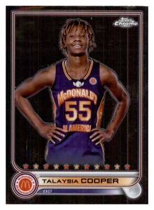 Topps 2022 cromo McDonald's All American #75 Talaysia Cooper - Imagen 1 de 2