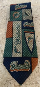 Vintage Miami Dolphins Krawatte NFL Football Herren, gebraucht - Bild 1 von 3