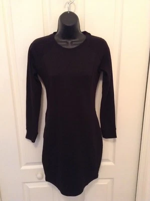 Vestido ajustado Wendy Williams talla XS negro jacquard manga larga pulóver Foto 1 de 4