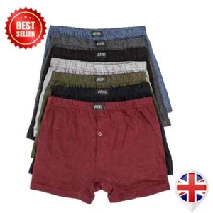 6 PACK MENS CLASSIC BOXER SHORTS BRIEFS COMFORT FIT JERSEY UNDERWEAR PANTS in UK - Picture 1 of 6