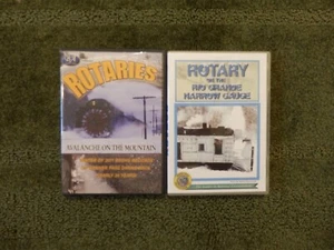 ROTARIES AVALANCHE ON THE MOUNTAIN & ROTARY ON THE RIO GRAND NARROW GAUGE DVDS - Picture 1 of 2