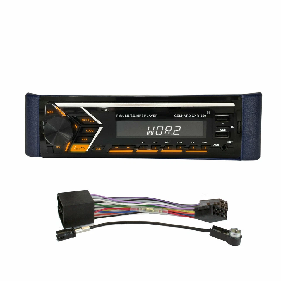 AUTORADIO Gelhard GXR550 mit UKW/RDS + MP3 + USB + SD + Bluetooth kompatibel  - Bild 1 von 1
