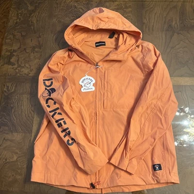 Куртка мужская Dockers X Malbon с капюшоном на молнии большой размер жженый оранжевый - Изображение 1 из 4