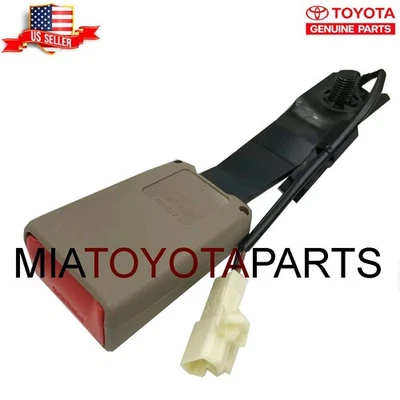 Conjunto de cinturón tundra genuino Toyota 2000-2004, interior del asiento delantero, LH 73230-0C050-E0 Foto 1 de 4