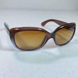 RB 4101 Jackie Ohh 860/51 Ray-Ban Brown Purple Gradient Sunglasses Frames Only - Picture 1 of 7