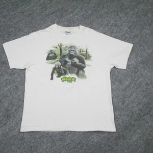 Vintage Willie B Zoo Atlanta Shirt Mens Large Gorilla Graphic Hanes 90s Tee - Picture 1 of 9