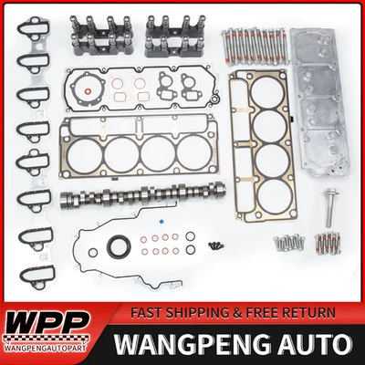 NON AFM CAMSHAFT HEAD GASKETS BOLTS LIFTERS KIT FITS 2007-2013 Chevy GMC 5.3L V8 Foto 1 de 4
