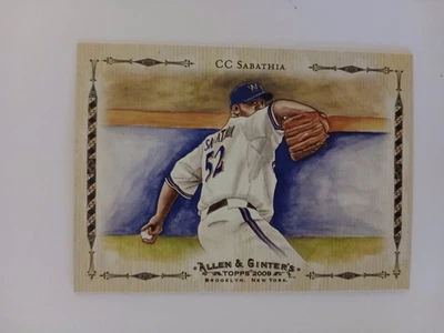 CC Sabathia 2009 Topps Allen And Ginter Baseball Highlights #AGHS20 - Image 1 of 2