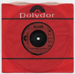 SLADE - CUM ON FEEL THE NOIZE - 7" SINGLE - VG 1973 - 2058-339 - LISTEN - Picture 1 of 4