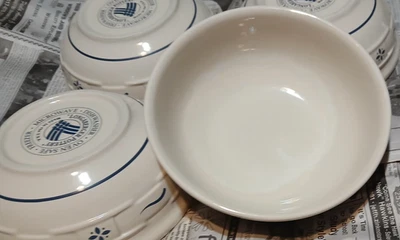 Tigela Longaberger Woven Traditions Classic Blue Cereal 7" EUA MUITO BOM ESTADO 3 disponível - Imagem 1 de 4