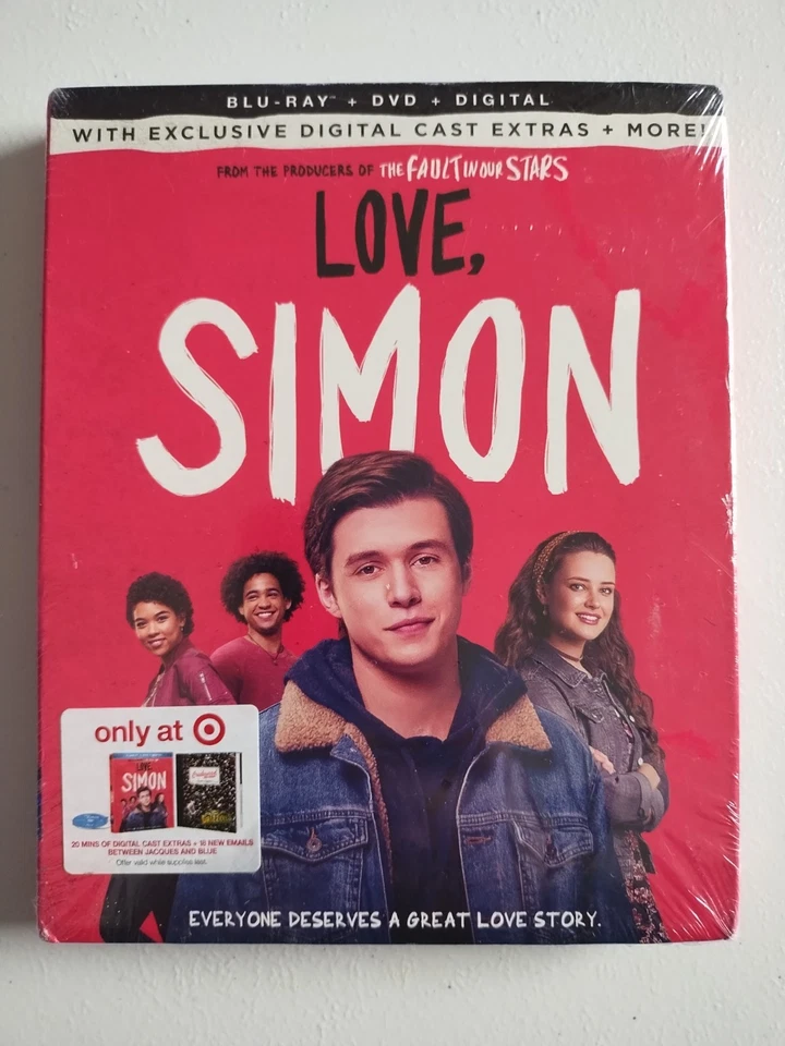 Love Simon Blu Ray DVD Target 18 Email Booklet 20 Min Extras