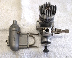 ENYA 19-IV T.V. 3.25cc 4006 2 stroke glow engine with muffler for R/C airplane - Picture 1 of 8