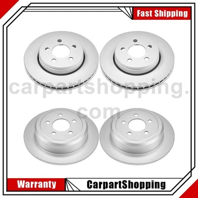 4 rotores de freno delanteros traseros para Dodge Nitro 2007 2008 2009 2010 2011 Foto 1 de 3