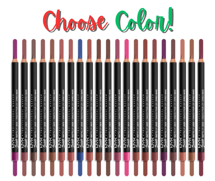NYX Cosmetics Suede Matte Lip Liner - CHOOSE COLOR - Image 1 of 1
