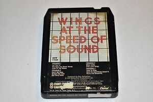 🎵 8-Track Cartridge - Wings at the Speed of Sound 1976 Capitol