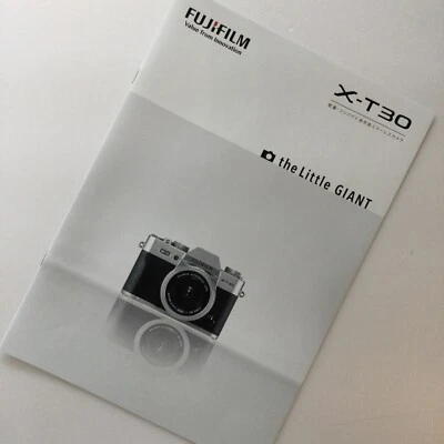 FUJIFILM X-T30 Japanese mirrorless Camera Catalog Published in March 2021 - Image 1 of 4