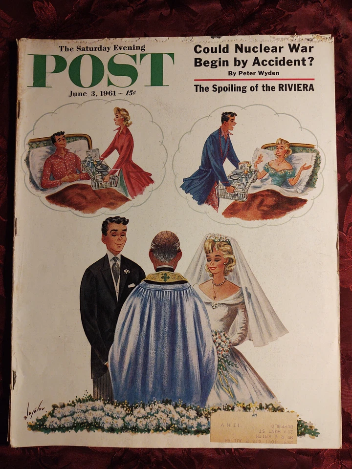 Saturday Evening POST Magazine June 3 1961 6/3/61 Constantin Alajalov - Image 1 of 1