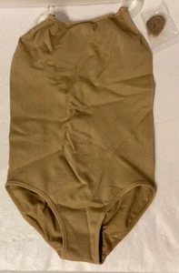 Tanztrikot Gr. MC Natalie N234C Ballett hellbraun Camisole lyrisch Lycra Basic nude - Bild 1 von 5