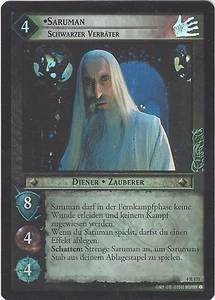 CCG 272 El Señor de los Anillos/El Hobbit DZT Foil 4R173 Saruman - Imagen 1 de 1