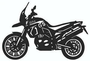 F800 GS 3mm Acero de 60cm-90cm Artesanal Decoración - Imagen 1 de 1