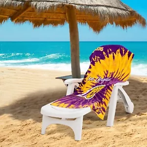 Los Angeles Lakers Beach Towel Psychedelic Official NBA 30" x 60" - Picture 1 of 5