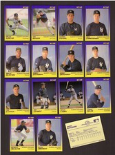 1989 STAR Albany-Colonie Yankees SET: 12 MLBs ~ Deion Sanders ~ Buck Showalter++