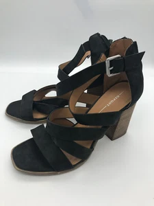REPORT Women Black Heels, side buckle (size 8) - Picture 1 of 11
