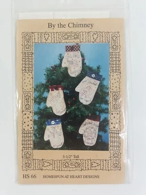 HOMESPUN at HEART DESIGNS By the Chimney ORNAMENTS Pattern - Image 1 of 3