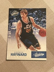 2012-13 Absolute Utah Jazz Basketball Card #43 Gordon Hayward - Picture 1 of 2