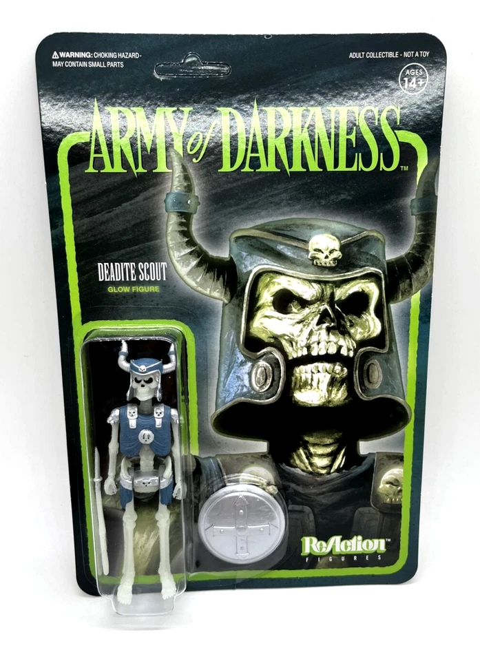 Army of Darkness Deadite Scout Reaction Super7 Action Figure Glow in Dark SDCC