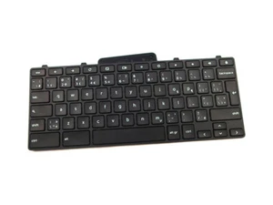 DELL CHROMEBOOK 11 3180 3189 LAPTOP 75 KEY FRENCH CANADIAN KEYBOARD BLACK 8HG21 - Picture 1 of 2