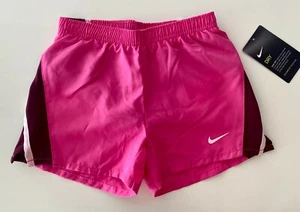 NWT Nike Dri- Fit Kids Girl Sport Shorts Pink Laser Fuchsia Size 5, 6 - Picture 1 of 6