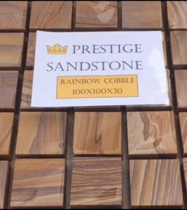 Rainbow Sandstone , Cobbles /setts /cobblestones - Picture 1 of 2