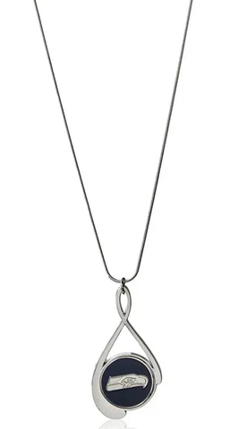 NFL Siskiyou Sports Womens Seattle Seahawks Tear Drop Necklace 18 inch Cover